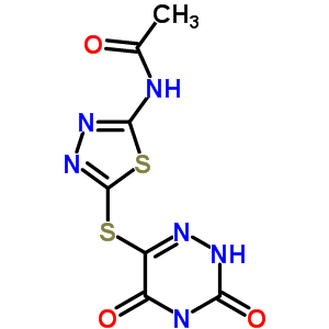 N-[5-[(3,5--2H-1,2,4--6-)]-1,3,4--2-]Y(ji)(gu)ʽ_90110-04-6Y(ji)(gu)ʽ