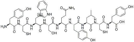 H-Tyr-Cys-Trp-Ser-Gln-Tyr-Leu-Cys-Tyr-OH,(Disulfide bond between Cys2 and Cys 8�Y(ji��)��(g��u)ʽ_199999-60-5�Y(ji��)��(g��u)ʽ