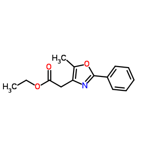 2-(5-甲基-2-苯基噁唑-4-基)乙酸乙酯結(jié)構(gòu)式_369631-83-4結(jié)構(gòu)式 2-(5-甲基-2-苯基噁唑-4-基)乙酸乙酯結(jié)構(gòu)式_369631-83-4結(jié)構(gòu)式