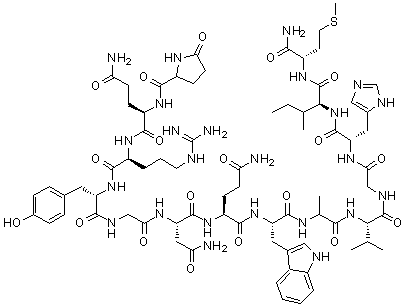 Pyr-gln-arg-tyr-gly-asn-gln-trp-ala-val-gly-his-leu-met-nh2Y(ji)(gu)ʽ_67338-70-9Y(ji)(gu)ʽ