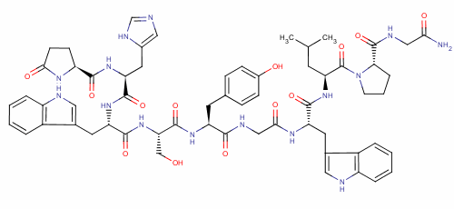 Pyr-his-trp-ser-tyr-gly-trp-leu-pro-gly-nh2Yʽ_86073-88-3Yʽ