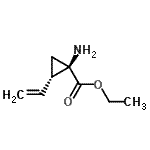 (1R,2S)-rel-1-氨基-2-乙烯基-環(huán)丙羧酸乙酯結(jié)構(gòu)式_213316-32-6結(jié)構(gòu)式 (1R,2S)-rel-1-氨基-2-乙烯基-環(huán)丙羧酸乙酯結(jié)構(gòu)式_213316-32-6結(jié)構(gòu)式