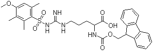 N-Fmoc-N-(4--2,3,6-׻)-L-Y(ji)(gu)ʽ_98930-01-9Y(ji)(gu)ʽ